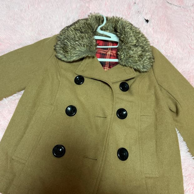 라떼갸루 히메갸루 빈티지 숏코트