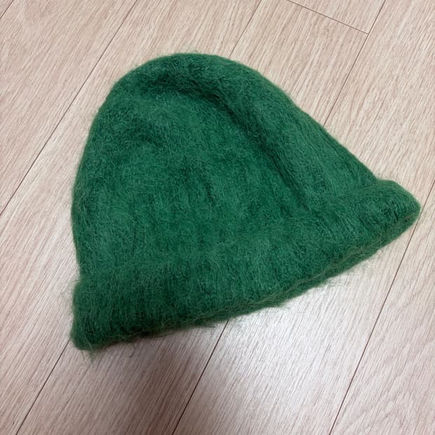 cos 모헤어 비니 그린