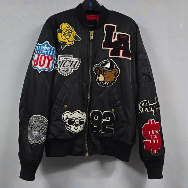 Joyrich 조이리치 MA-1 바시티 자켓 블랙 L