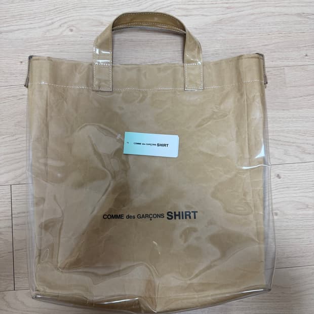 꼼데가르송 투웨이 PVC 백