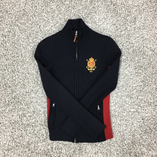 폴로 랄프로렌 네이비 니트 집업