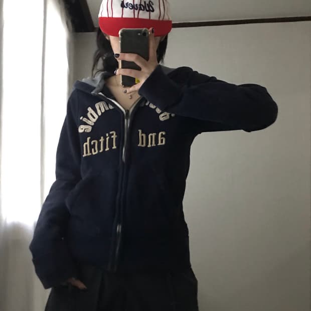 아베크롬비 네이비 후드집업