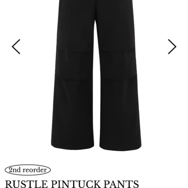 킴서울 rustle pintuk pants