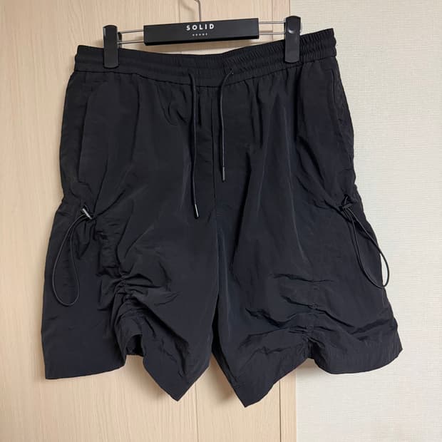준지 나일론 퍼커링 쇼츠 반바지 48