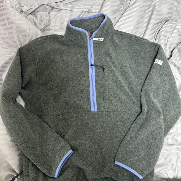 L)디스이즈네버댓 후리스 풀오버 그레이