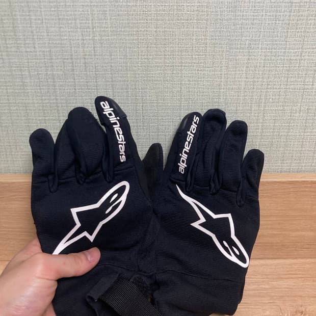 알파인스타 REEF 아시아핏 블랙 장갑 S