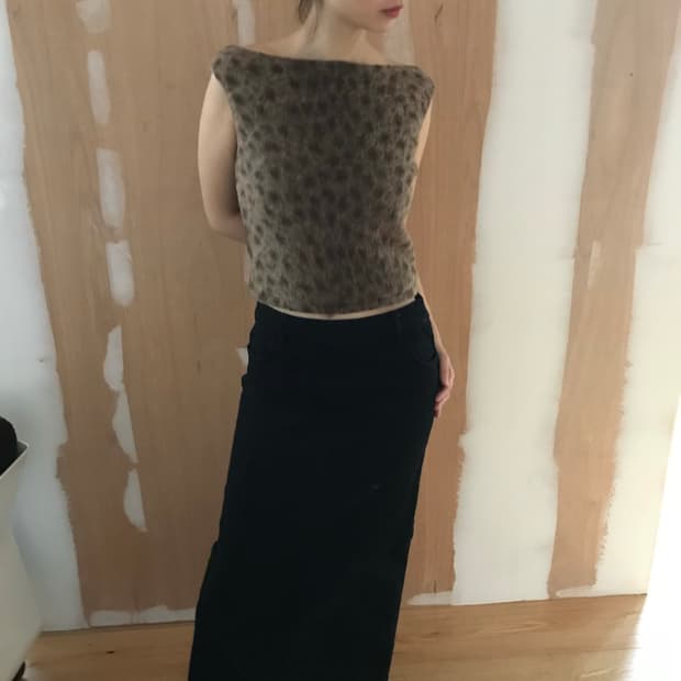 vintage black skirt (29inch)