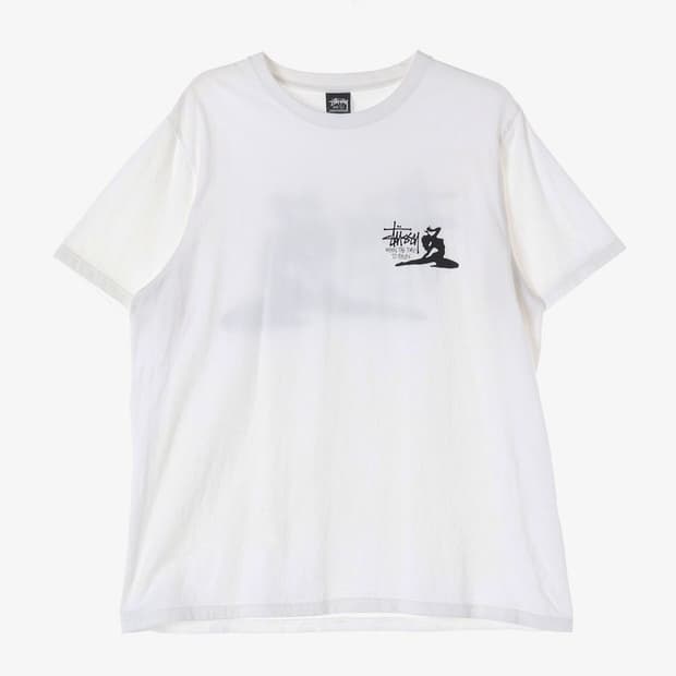 스투시 실루엣 레이디 그래픽 티셔츠 L