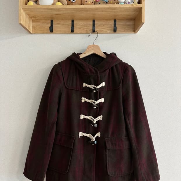 jpn 체크 떡볶이코트 개인결제창