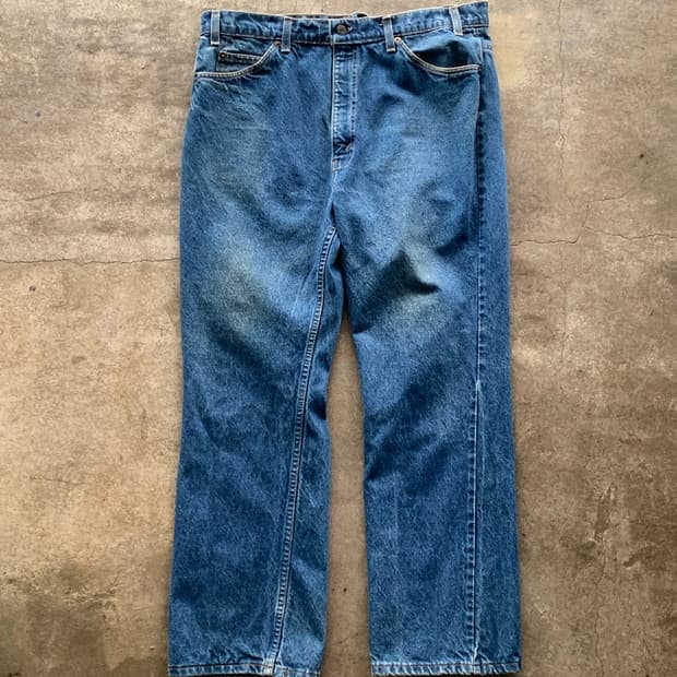 80s 리바이스 517 오렌지탭 데님팬츠