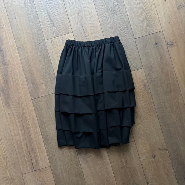 Layer Volume Flare Skirt