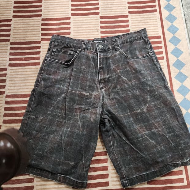 퍼킹어썸 플레이드 쇼츠 반바지 (34 size)