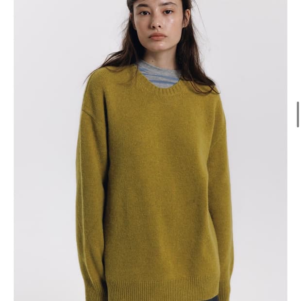 헤이그 haag a round knit olive