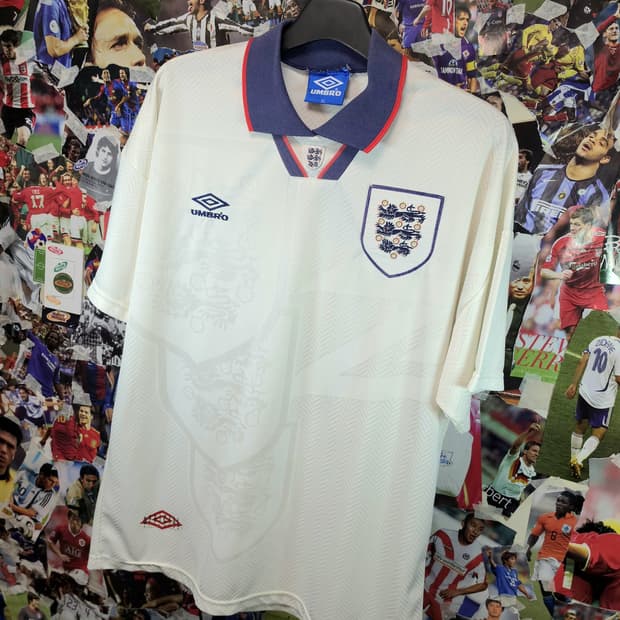 잉글랜드 93-95 베컴 청소년대표 유니폼