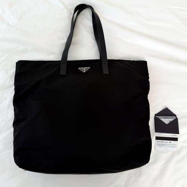 [Prada] Tessuto Nylon Black bag
