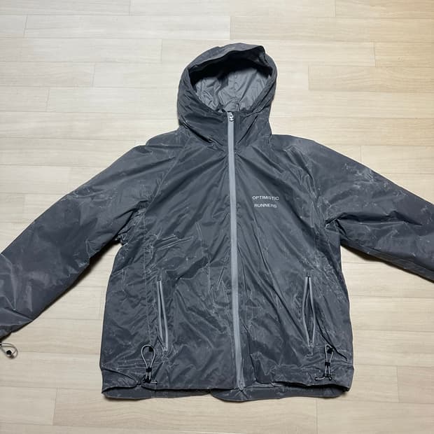 옵티미스틱 러너스 insulated jacket waxed grey