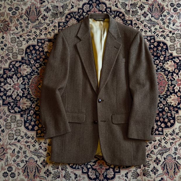 브룩스 브라더스 트위드 자켓 100