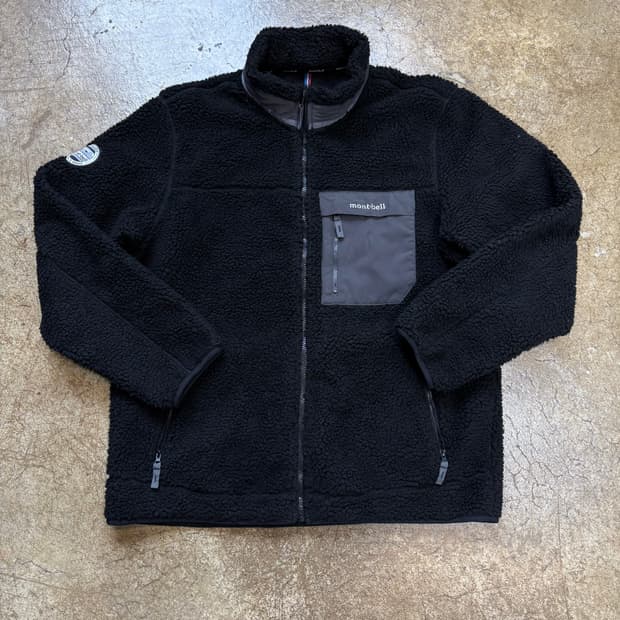 montbell 블랙 플리스