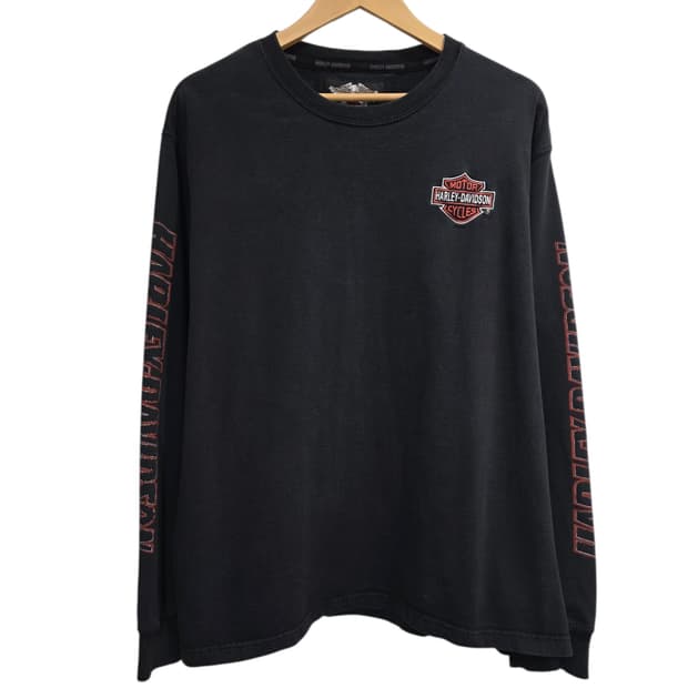 할리데이비슨 빈티지 긴팔티