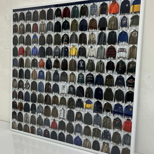 폴로 랄프로렌 아카이브 165피스 아우터 아트웍 액자