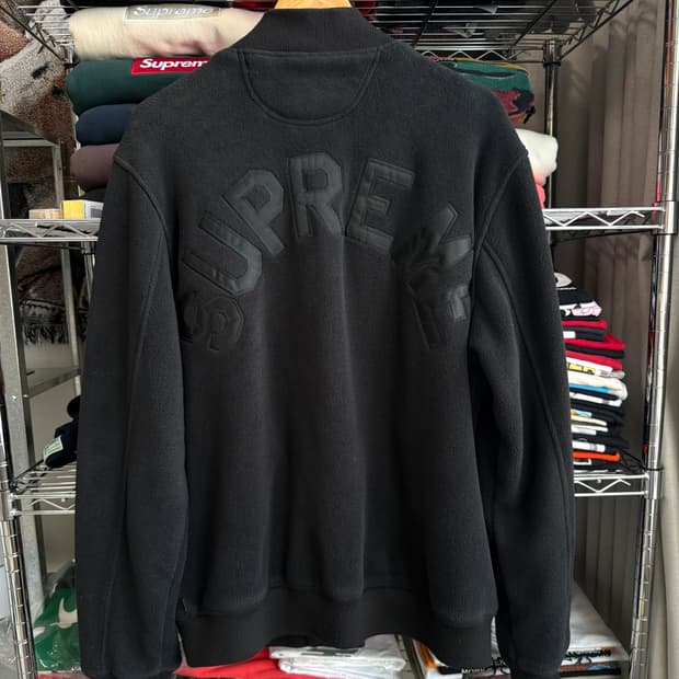 슈프림 플리스 바시티 자켓