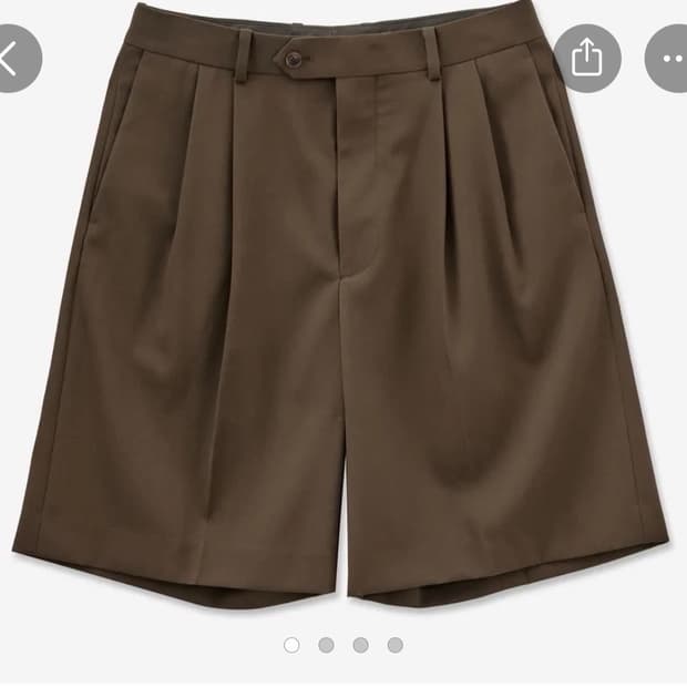 오라리 하프 울팬츠