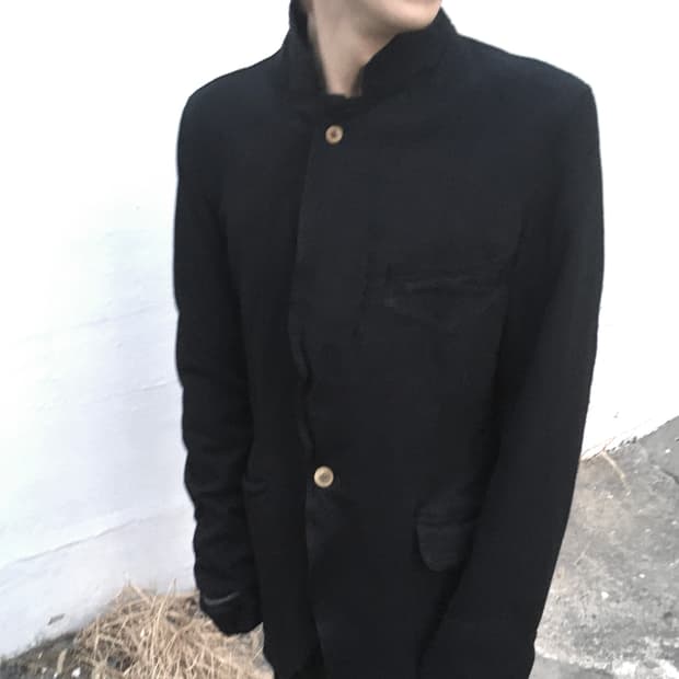 꼼데가르송 옴므 플러스 AD2004 축융 블레이저