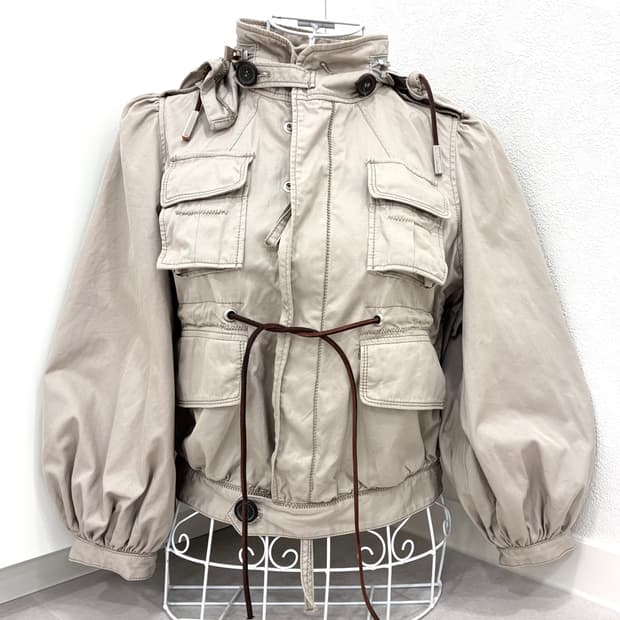 디스퀘어드 크롭 집업