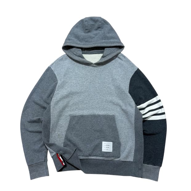 톰브라운 사선완장 후드티