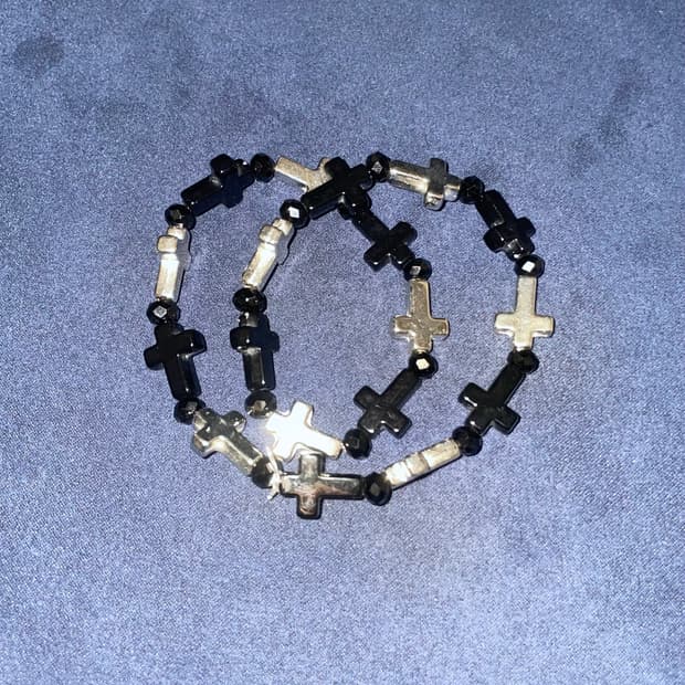 십자가✝️ 비즈 팔찌