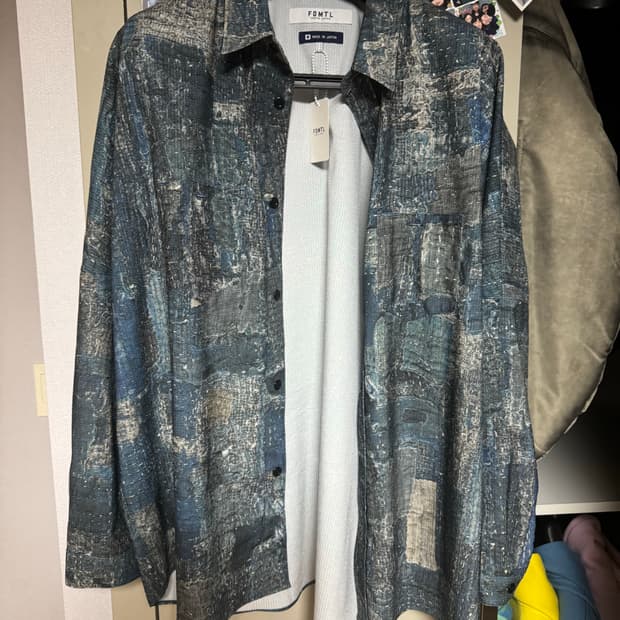 펀드멘탈 프린트 보로 셔츠 fdmtl