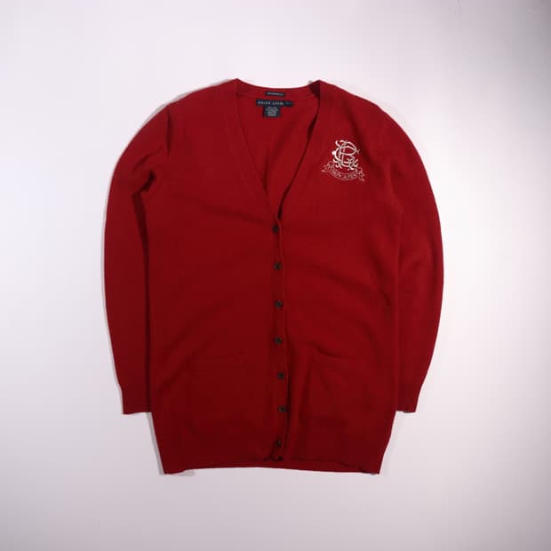 폴로 랄프로렌 코튼 롱 가디건 B722