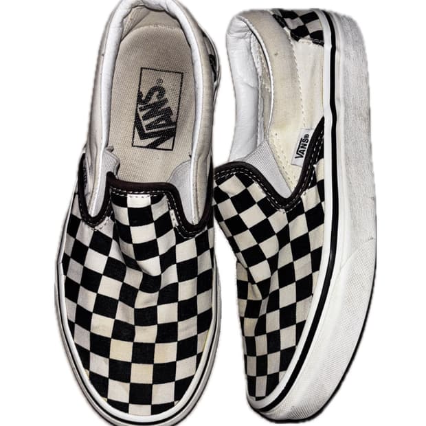 반스 슬립온 체커보드 스니커즈 (230)
