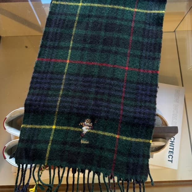 폴로랄프로렌 테디베어 머플러