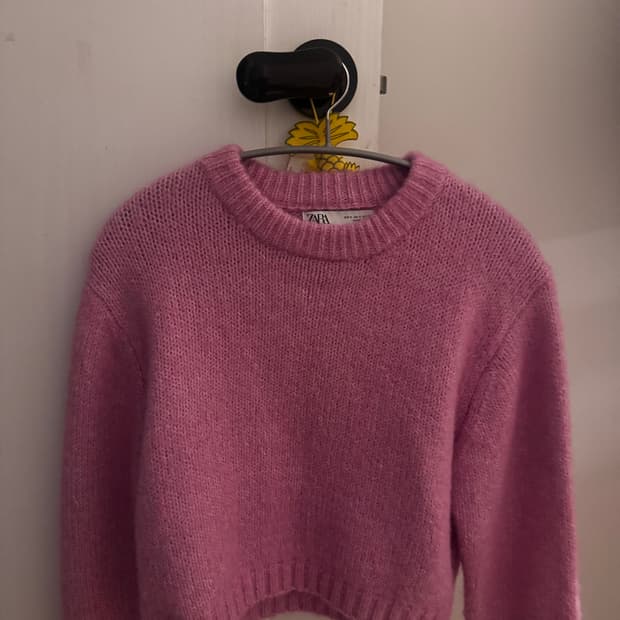 자라 크롭 니트 s