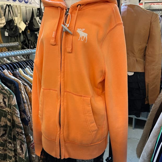 아베크롬비 살몬오렌지 후드집업