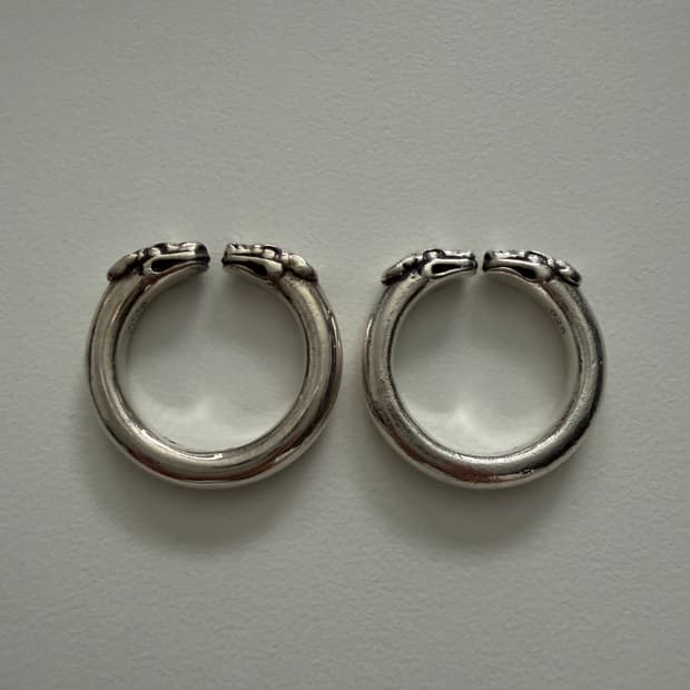 Chrome Hearts 크롬하츠 더블독 링