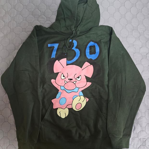 [L]AssPizza 포켓몬 후드 블루