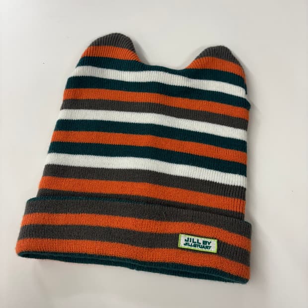 질바이질스튜어트(JILL BY JILLSTUART) 스트라이프 고양이 귀