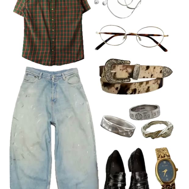 폴로 스트라이프 셔츠