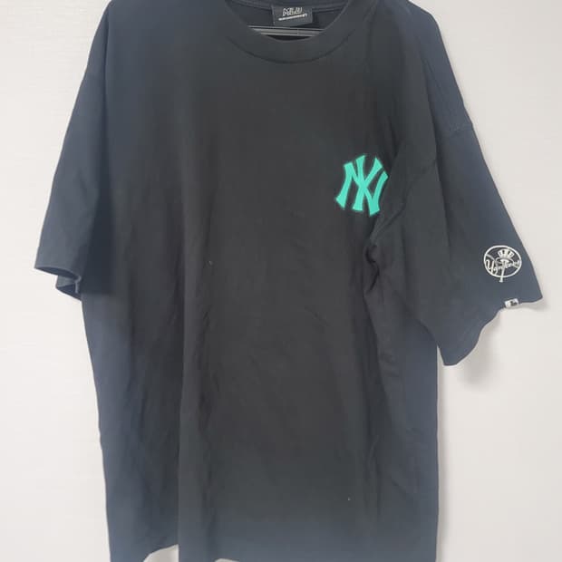 XL MLB 네온아트 쿠퍼스 티셔츠 NY (BLACK)