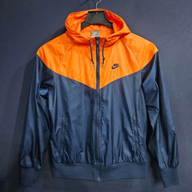 나이키 자수로고 투톤 남성 95 바람막이 후드집업 