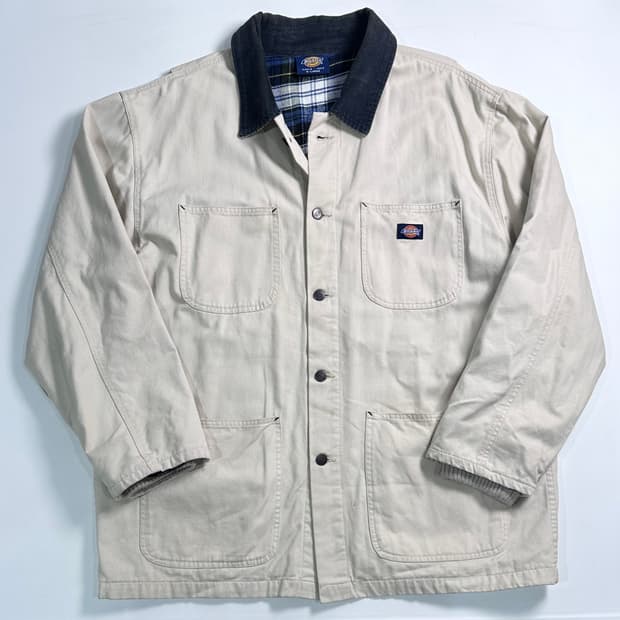 디키즈 아이보리 초어 워크 자켓