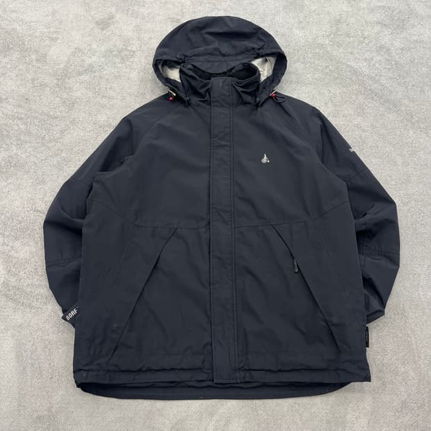 100 빈폴 블랙 고어텍스 후드 자켓