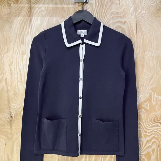 꾸레쥬 카라 가디건