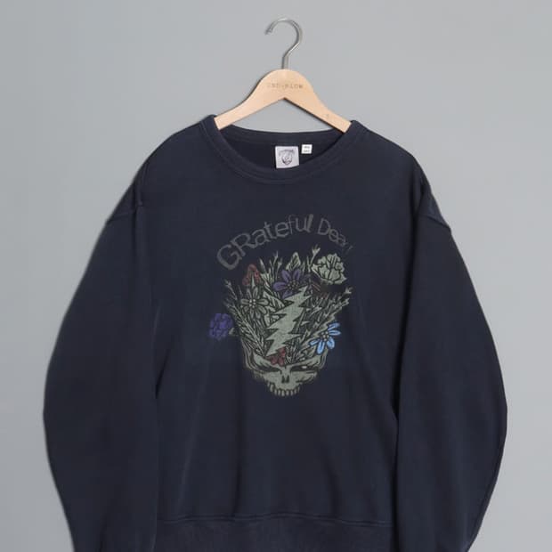 G U x GRATEFULDEAD Washed Sweat Shirts