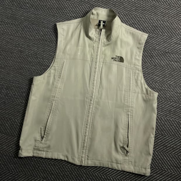 노스페이스 베이지 기능성 피싱 베스트y 4185