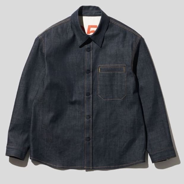 (새상품) PLAC X 런업 콜라보 051 데님 셔켓 / L