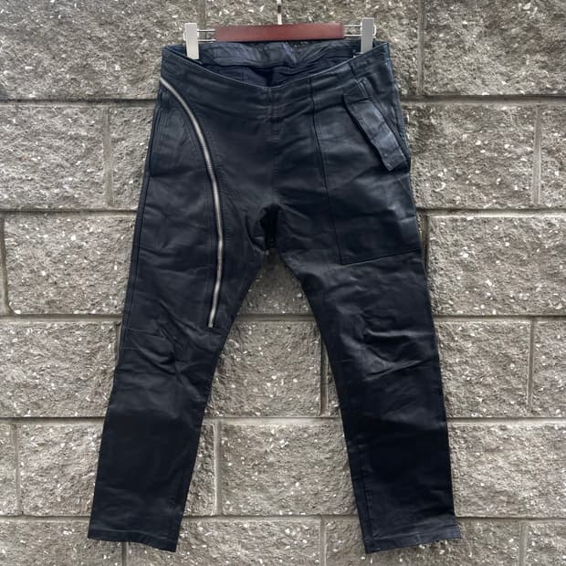 [50] 16ss 릭오웬스 Aircut Leather 팬츠