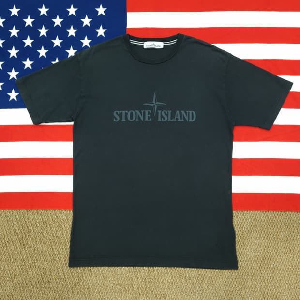 STONE ISLAND 스톤아일랜드 빅로고 반팔티